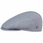 Inglese Linnen Flat Cap by Lierys lichtblauw