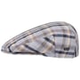 Inglese Katoen Flat Cap by Lipodo blauw
