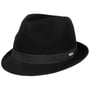 Bardolino Trilby Katoen Hoed by Chillouts zwart