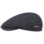 Belfast Tweed Flat Cap by Stetson blauw