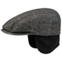 Kent Wool Cap Oorbescherming by Stetson grijs-zwart