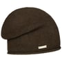 Kasjmier Beanie met Rolrand by Seeberger donkerbruin