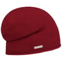 Kasjmier Beanie met Rolrand by Seeberger bordeaux