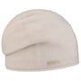 Kasjmier Beanie met Rolrand by Seeberger lichtbeige