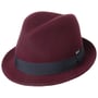 Wolvilt Trilby Kinder Hoed by Lipodo bordeaux
