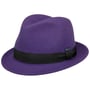 Wolvilt Trilby Kinder Hoed by Lipodo paars