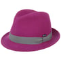 Wolvilt Trilby Kinder Hoed by Lipodo fuchsia