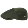 8 Panel Cordial Flat Cap by Lipodo olijfgroen