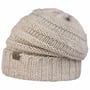 Jil Oversize Gebreide Muts by Lierys lichtbeige