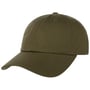 Low Profile Cotton Strapback Cap olijfgroen