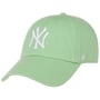Yankees CleanUp Strapback Cap by 47 Brand lichtgroen
