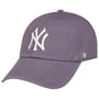 Yankees CleanUp Strapback Cap by 47 Brand paars