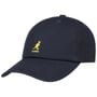 Washed Dad Hat Baseballpet by Kangol blauw