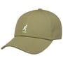 Washed Dad Hat Baseballpet by Kangol groen