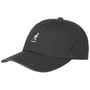 Washed Dad Hat Baseballpet by Kangol zwart