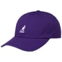 Washed Dad Hat Baseballpet by Kangol paars
