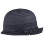 Linda Hennep-Linnen Cloche Hoed by bedacht donkerblauw
