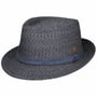 Hennep-Linnen Trilby Hoed Zechbauer by Mayser blauw