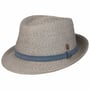 Hennep-Linnen Trilby Hoed Zechbauer by Mayser lichtblauw