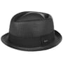 Acapulco Black Pork Pie Strohoed by Lipodo zwart