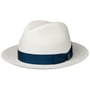 Black Trim Small Panamahoed by Borsalino naturel-blauw
