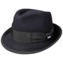 The Classic Wool Trilby Vilthoed by Lipodo donkerblauw