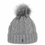 Cable Knit Muts met Omslag by McBURN grijs