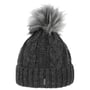 Cable Knit Muts met Omslag by McBURN antraciet
