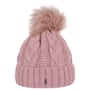 Cable Knit Muts met Omslag by McBURN roze