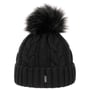 Cable Knit Muts met Omslag by McBURN zwart