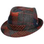 Merino Patchwork Trilby Hoed by Lierys grijs