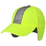 Reflecterende Pet met Oorbescherming by Lipodo neon-geel