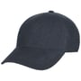 Linnen Baseballpet by Lipodo donkerblauw