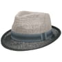 Twotone Trilby Strohoed by Lipodo zwart-grijs
