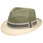 Twotone Trilby Strohoed by Lipodo naturel-groen