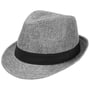 Mélange Trilby Stoffen Hoed by Lipodo grijs-gemêleerd
