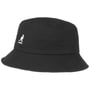 Washed Bucket Hat Vissershoed by Kangol zwart