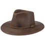 Buffalo Leather Western Hoed by Stetson donkerbruin