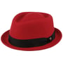 Classic Porkpie Wolvilthoed by Lierys rood