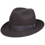Marengo Haarvilt Bogart Hoed by Borsalino donkergrijs