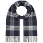 Ruitjes Cashmink Sjaal by Lipodo donkerblauw