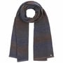 Carnell Gebreide Sjaal by Lierys bruin-blauw