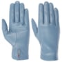 Classic Nappaleer Dames Handschoenen by Caridei lichtblauw