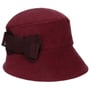 Dames Cloche Fleece Hoed by Lierys bordeaux