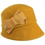 Dames Cloche Fleece Hoed by Lierys mosterd