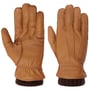 Deer Cashmere Leren Handschoenen by Stetson lichtbruin