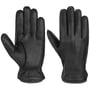 Deer Cashmere Leren Handschoenen by Stetson zwart