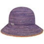 Eliza Raffia Cloche Strohoed by Seeberger paars