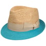 Dalona Trilby Strohoed by McBURN naturel-blauw
