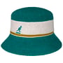 Bermuda Stripe Bucket Hoed by Kangol petrol blauw